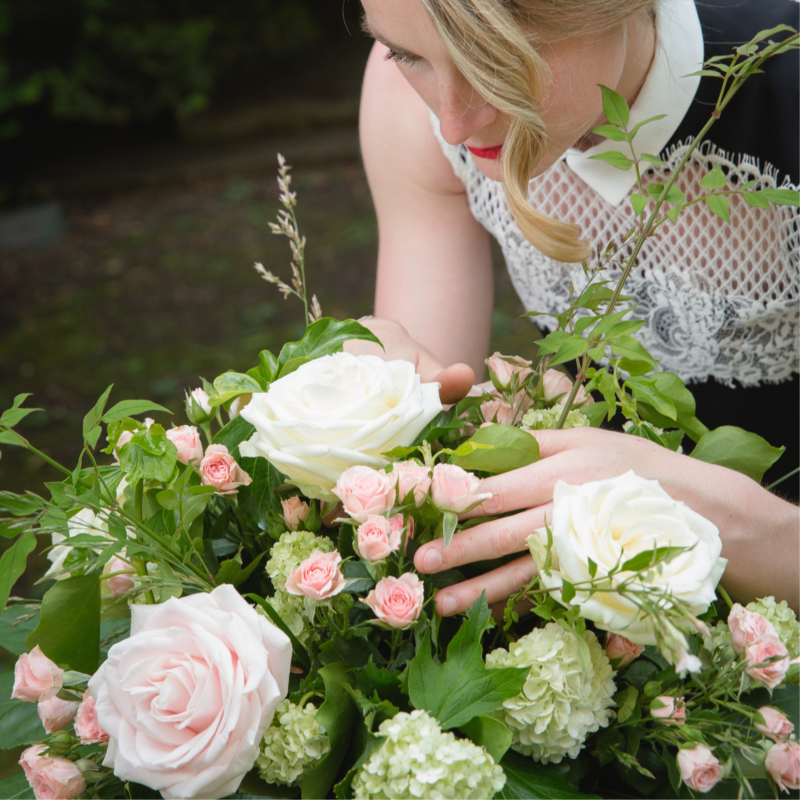 décoration florale mariage au domaine de Bois Roger
